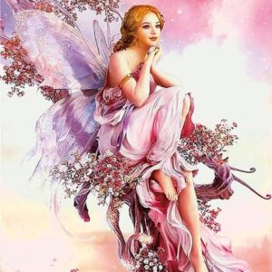 Diamond Painting Fee voorbeeldafbeelding van het volledige ontwerp