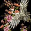 Diamond Painting Geborduurde Vogel voorbeeldafbeelding van het volledige ontwerp