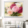 Diamond Painting Gekleurde Rozen voorbeeldafbeelding van het volledige ontwerp