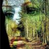 Diamond Painting Gezicht - Bos voorbeeldafbeelding van het volledige ontwerp