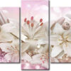 Diamond Painting Glinsterende Bloemen Vijfluik voorbeeldafbeelding van het volledige ontwerp
