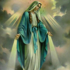 Diamond Painting Heilige Maria voorbeeldafbeelding van het volledige ontwerp