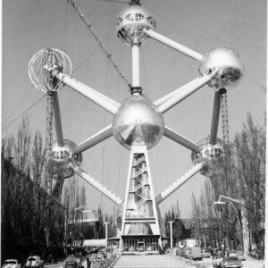 Diamond Painting Het Atomium voorbeeldafbeelding van het volledige ontwerp