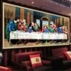 Diamond Painting Het Laatste Avondmaal Groot Formaat voorbeeldafbeelding van het volledige ontwerp