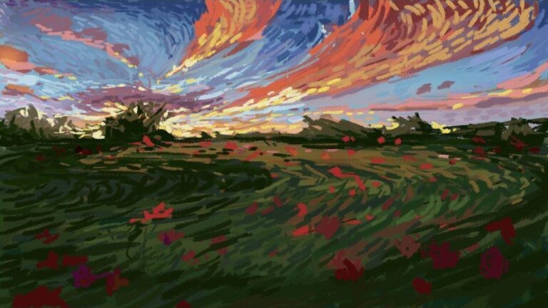 Diamond Painting Horizon HP Design voorbeeldafbeelding van het volledige ontwerp
