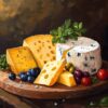 Diamond Painting Kaasplank voorbeeldafbeelding van het volledige ontwerp