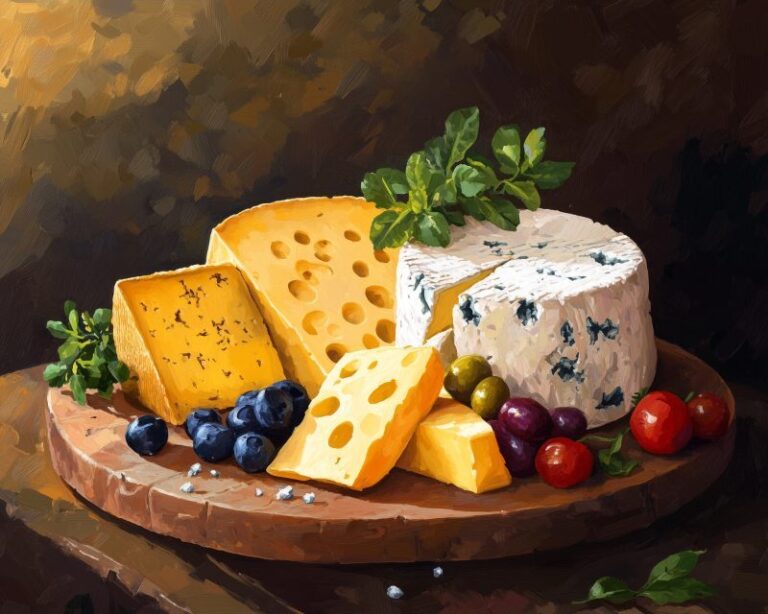 Diamond Painting Kaasplank voorbeeldafbeelding van het volledige ontwerp