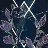 Diamond Painting Kat - by Anneke Schipper voorbeeldafbeelding van het volledige ontwerp