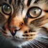 Diamond Painting Kat gezicht voorbeeldafbeelding van het volledige ontwerp