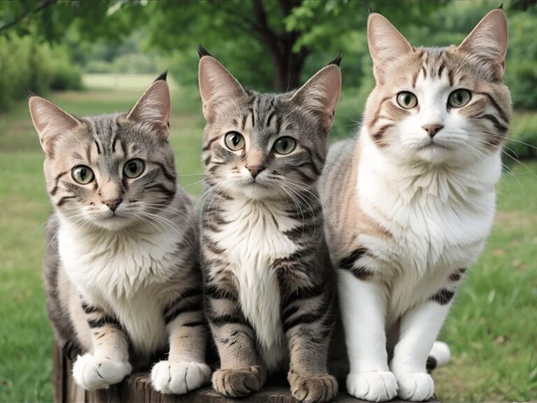 Diamond Painting Katten In Het Bos voorbeeldafbeelding van het volledige ontwerp