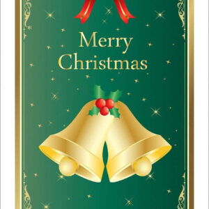 Diamond Painting Kerst Wens voorbeeldafbeelding van het volledige ontwerp