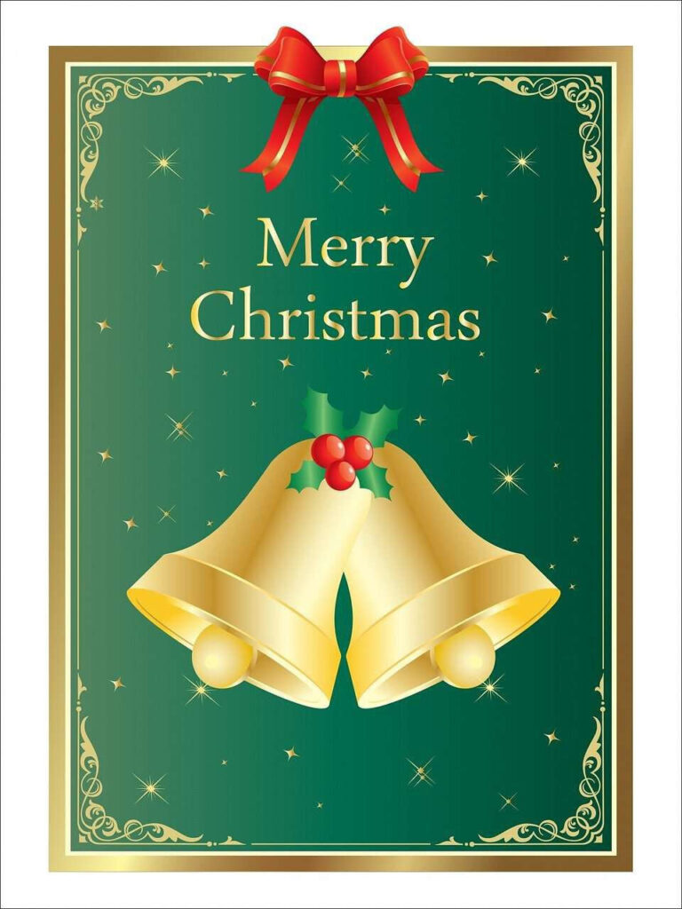 Diamond Painting Kerst Wens voorbeeldafbeelding van het volledige ontwerp
