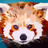 Diamond Painting Kleine Panda Elvira Clement voorbeeldafbeelding van het volledige ontwerp
