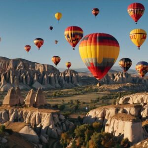 Diamond Painting Kleurrijke luchtballonnen voorbeeldafbeelding van het volledige ontwerp