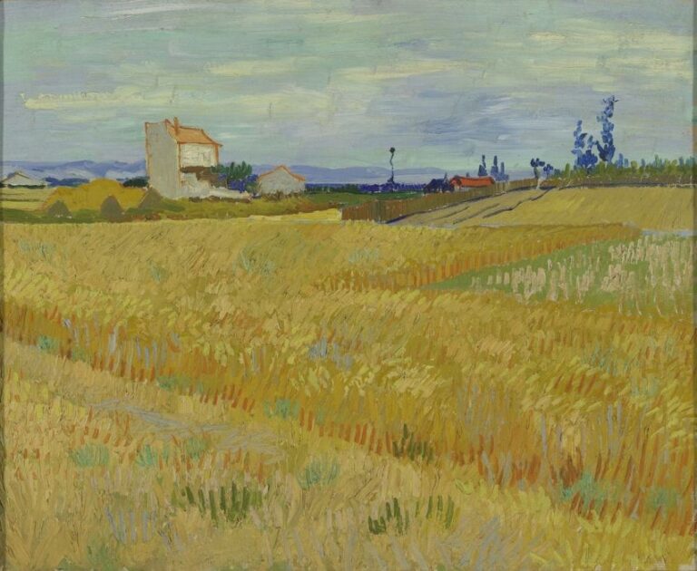Diamond Painting Korenveld | Van Gogh voorbeeldafbeelding van het volledige ontwerp
