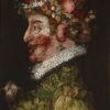 Diamond Painting Lente van Giuseppe-Arcimboldo voorbeeldafbeelding van het volledige ontwerp