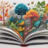 Diamond Painting Magisch boek voorbeeldafbeelding van het volledige ontwerp