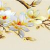Diamond Painting Magnolia Groot Formaat voorbeeldafbeelding van het volledige ontwerp