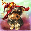 Diamond Painting Maltezer Halloween voorbeeldafbeelding van het volledige ontwerp