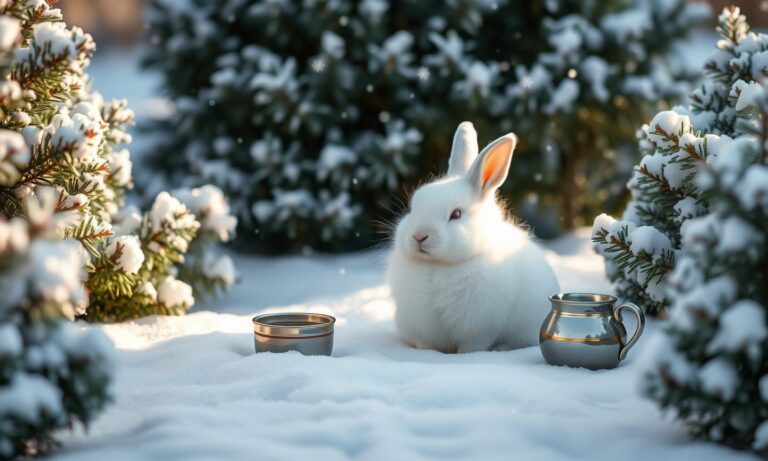Diamond Painting Meditatie in een besneeuwde tuin voorbeeldafbeelding van het volledige ontwerp