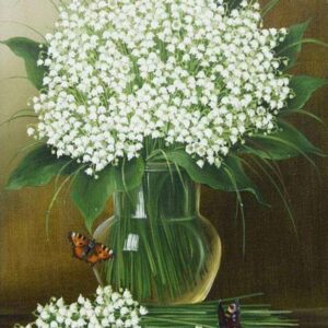 Diamond Painting Meiklokjes voorbeeldafbeelding van het volledige ontwerp