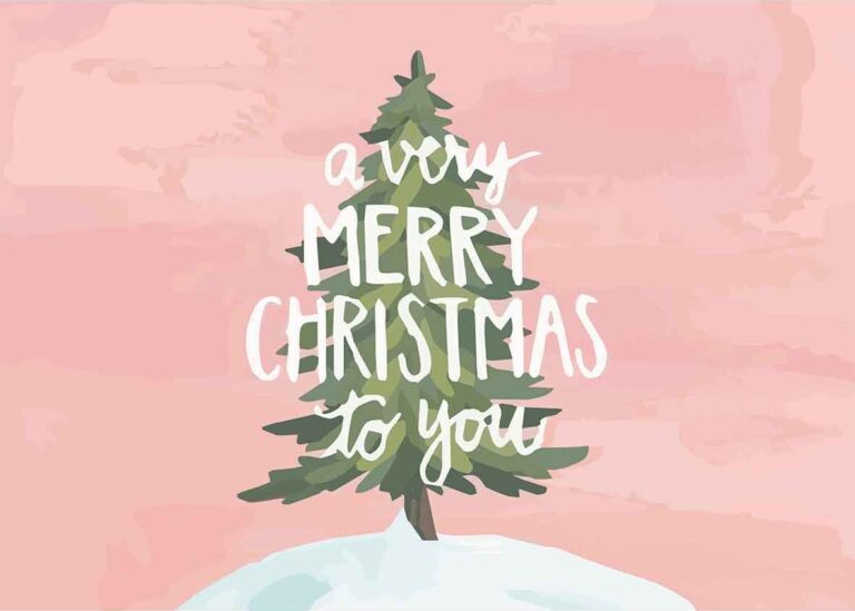 Diamond Painting Merry Christmas Boom voorbeeldafbeelding van het volledige ontwerp