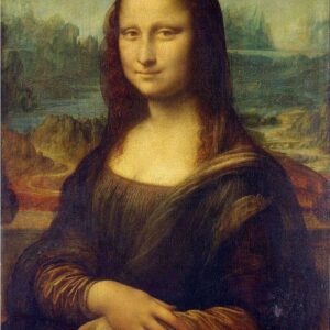 Diamond Painting Mona Lisa voorbeeldafbeelding van het volledige ontwerp