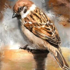 Diamond Painting Mus voorbeeldafbeelding van het volledige ontwerp