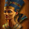 Diamond Painting Nefertiti voorbeeldafbeelding van het volledige ontwerp