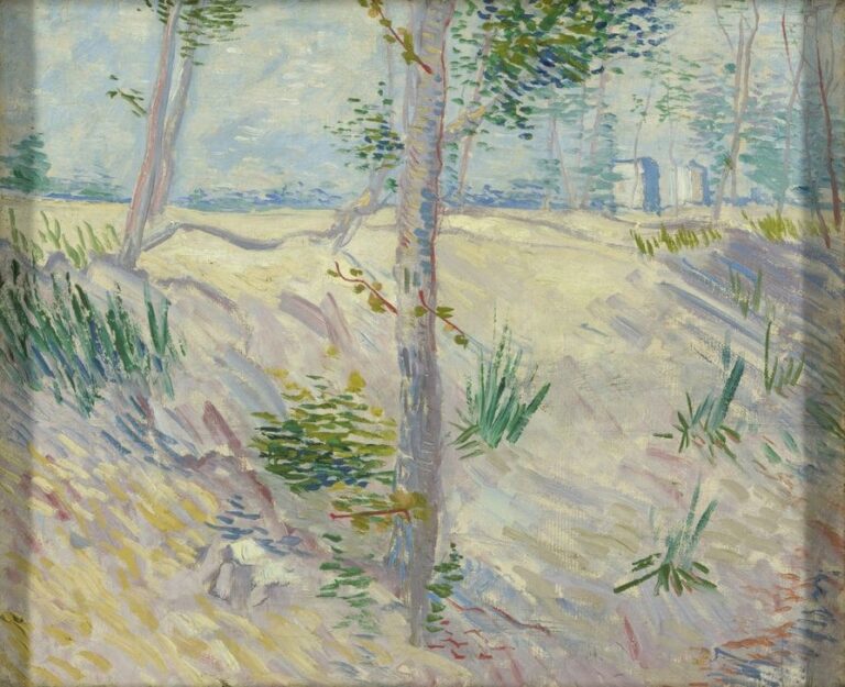 Diamond Painting Oever met Bomen | Van Gogh voorbeeldafbeelding van het volledige ontwerp