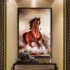 Diamond Painting Paard Groot Formaat voorbeeldafbeelding van het volledige ontwerp