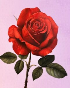 Diamond Painting – Prachtige roos