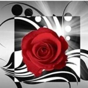 Diamond Painting Rozen 3 Luiken voorbeeldafbeelding van het volledige ontwerp