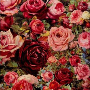 Diamond Painting Rozen voorbeeldafbeelding van het volledige ontwerp