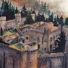 Diamond Painting Sept Tours Kasteel voorbeeldafbeelding van het volledige ontwerp