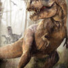 Diamond Painting T-Rex voorbeeldafbeelding van het volledige ontwerp