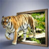 Diamond Painting Tijger 5D voorbeeldafbeelding van het volledige ontwerp