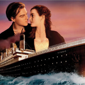 Diamond Painting Titanic voorbeeldafbeelding van het volledige ontwerp