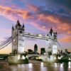 Diamond Painting Tower Bridge voorbeeldafbeelding van het volledige ontwerp