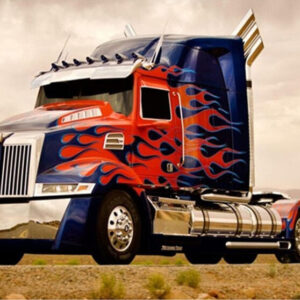 Diamond Painting Truck voorbeeldafbeelding van het volledige ontwerp