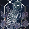 Diamond Painting Uil - by Anneke Schipper voorbeeldafbeelding van het volledige ontwerp