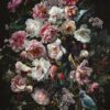 Diamond Painting Verschillende Bloemen Vogel voorbeeldafbeelding van het volledige ontwerp