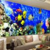 Diamond Painting Vissen Groot Formaat voorbeeldafbeelding van het volledige ontwerp