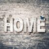 Diamond Painting Vlinder Home Sweet Home voorbeeldafbeelding van het volledige ontwerp