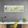 Diamond Painting Vogels Op Tak Groot Formaat voorbeeldafbeelding van het volledige ontwerp