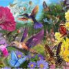 Diamond Painting Vogels & Vlinders voorbeeldafbeelding van het volledige ontwerp