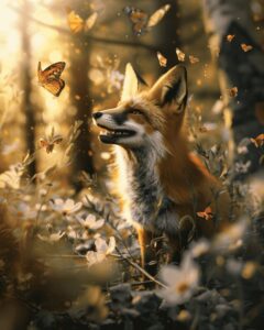 Diamond Painting – Vos en de vlinder