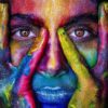 Diamond Painting Vrouw Kunstwerk voorbeeldafbeelding van het volledige ontwerp