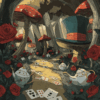 Diamond Painting Wonderland voorbeeldafbeelding van het volledige ontwerp