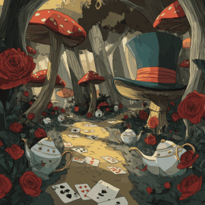 Diamond Painting Wonderland voorbeeldafbeelding van het volledige ontwerp